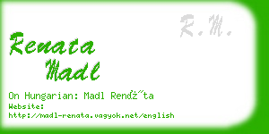 renata madl business card